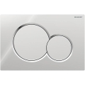 Geberit 115.770.KA.5 - Loputusnupp Sigma01 Round 24,6 x 16,4 cm läikiv kroom / mattkroom