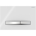Geberit 115.788.11.2 - Sigma50 loputusnupp 24,6x16,4 cm valge/mattkroom