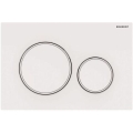 Geberit 115.882.11.1 - Sigma20 loputusnupp 24,6x16,4 cm valge