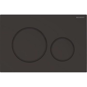 Geberit 115.882.16.1 - Sigma20 loputusplaat 24,6x16,4 cm matt must