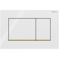 Geberit 115.883.KK.1 - Loputusnupp Sigma30 24,6x16,4 cm valge/kuldne