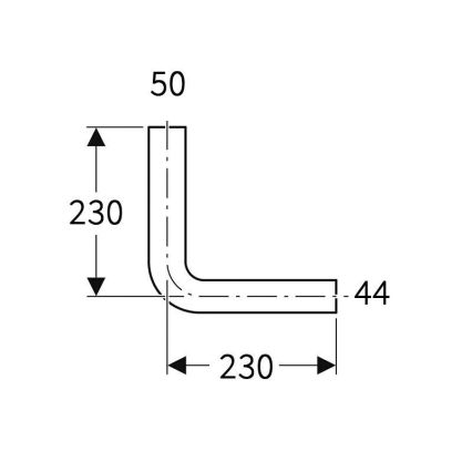 Geberit 118.003.11.1 - Loputuspõlv 90° alpi valge