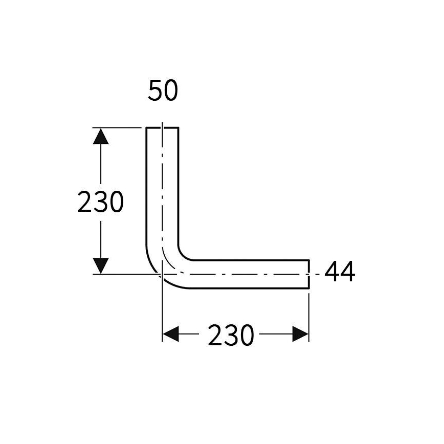 Geberit 118.003.11.1 - Loputuspõlv 90° alpi valge