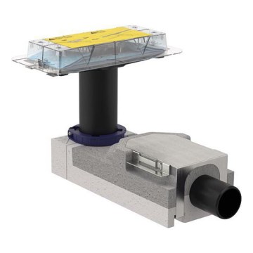 Geberit 154.150.00.1 - CleanLine äravoolukanali paigituskomplekt, 90–220 mm