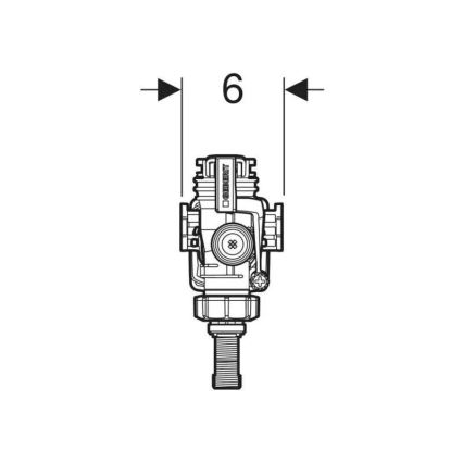 Geberit 240.705.00.5 - Täiteventiil krohvitud peidetud loputuspaagile Tüüp 383