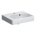 Geberit 500.222.01.1 - Seinale paigaldatav valamu Smyle Square 45x36 cm keraamiline/valge