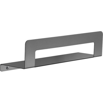 Gedy - CLEO riiul rätikuhoidjaga, 30 cm, metallikhall