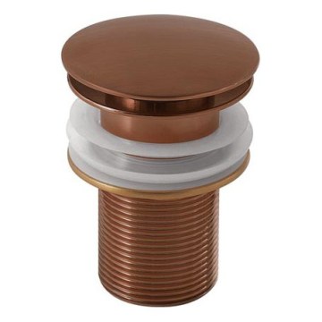 Gedy - CLICK-CLACK valamu äravool, Ø 6,6 cm, pronksviimistlus