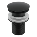 Gedy - CLICK-CLACK valamu äravoolu sulgur, läbimõõt 6,6 cm, matt must