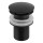 Gedy - CLICK-CLACK valamu äravoolu sulgur, läbimõõt 6,6 cm, matt must