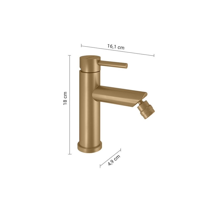 Gedy - COMO bidetisegisti 18 cm kuldne