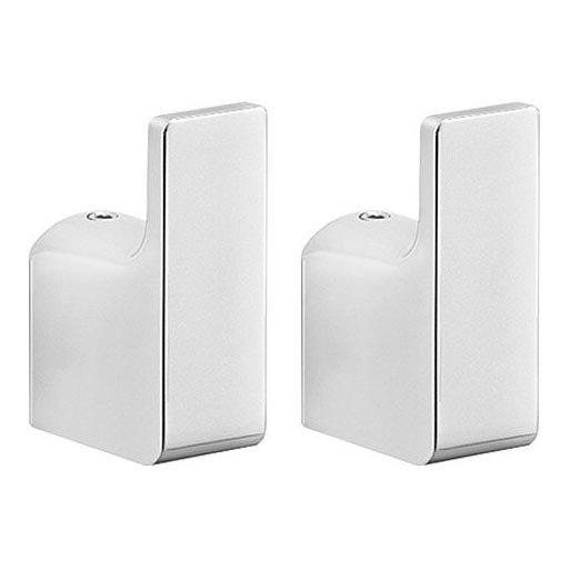 Gedy - KOMPLEKT 2x Nagi seinale PIRENEI läikiv kroom