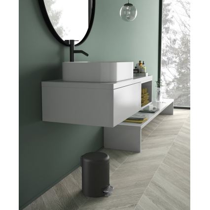 Gedy - POTTY 5 l pehmelt sulguv mattmusta prügikast