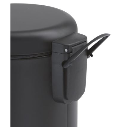 Gedy - POTTY 5 l pehmelt sulguv mattmusta prügikast