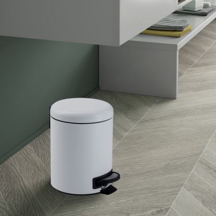 Gedy - POTTY prügikast 3 l, pehmelt sulguv, valge