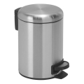 Gedy - POTTY prügikast 5 l, pehme sulgemisega, harjatud roostevabast terasest