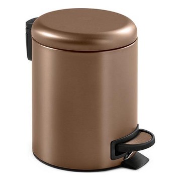 Gedy - Prügikast POTTY 5 l, pehmelt sulguv, pronksivärvi