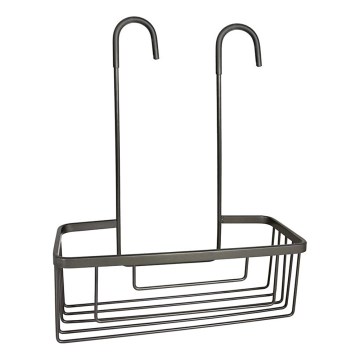 Gedy - Rippuv duširiiul SMART 37,5x30 cm metallikhall