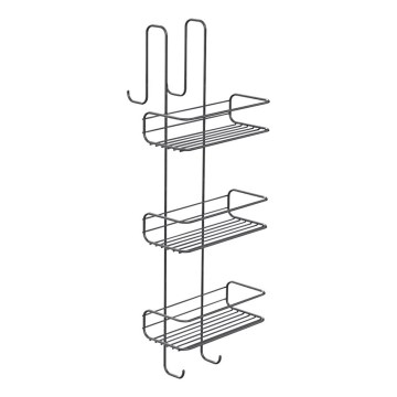 Gedy - Seinale kinnitatav duširiiul CHROM LINE 68x24 cm läikiv kroom