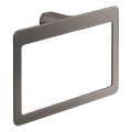 Gedy - Seinale kinnitatav rätikunagi PIRENEI 15x23 cm metallikhall