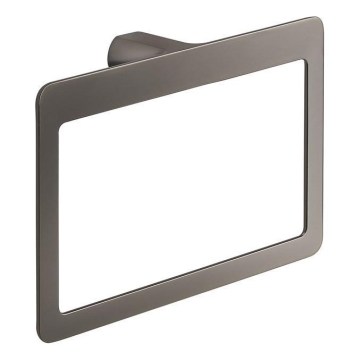 Gedy - Seinale kinnitatav rätikunagi PIRENEI 15x23 cm metallikhall