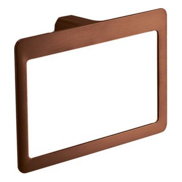 Gedy - Seinale paigaldatav rätikunagi PIRENEI 15x23 cm, pronks
