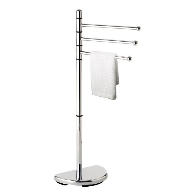 Gedy - Statiiv koos rätikuhoidjaga HIBISCUS 90,5 cm läikiv kroom