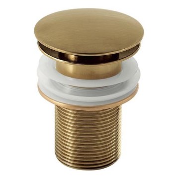 Gedy - valamu äravool CLICK-CLACK, läbimõõt 6,6 cm, kuldne