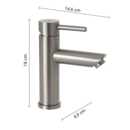 Gedy - valamusegisti GARDA 18 cm mattkroom
