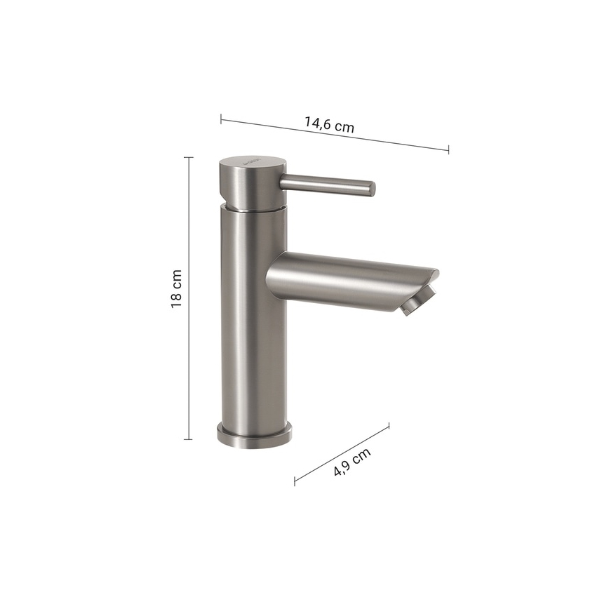 Gedy - valamusegisti GARDA 18 cm mattkroom
