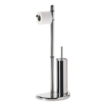 Gedy - WC-paberi ja WC-harja hoidik HIBISCUS läikiv kroom