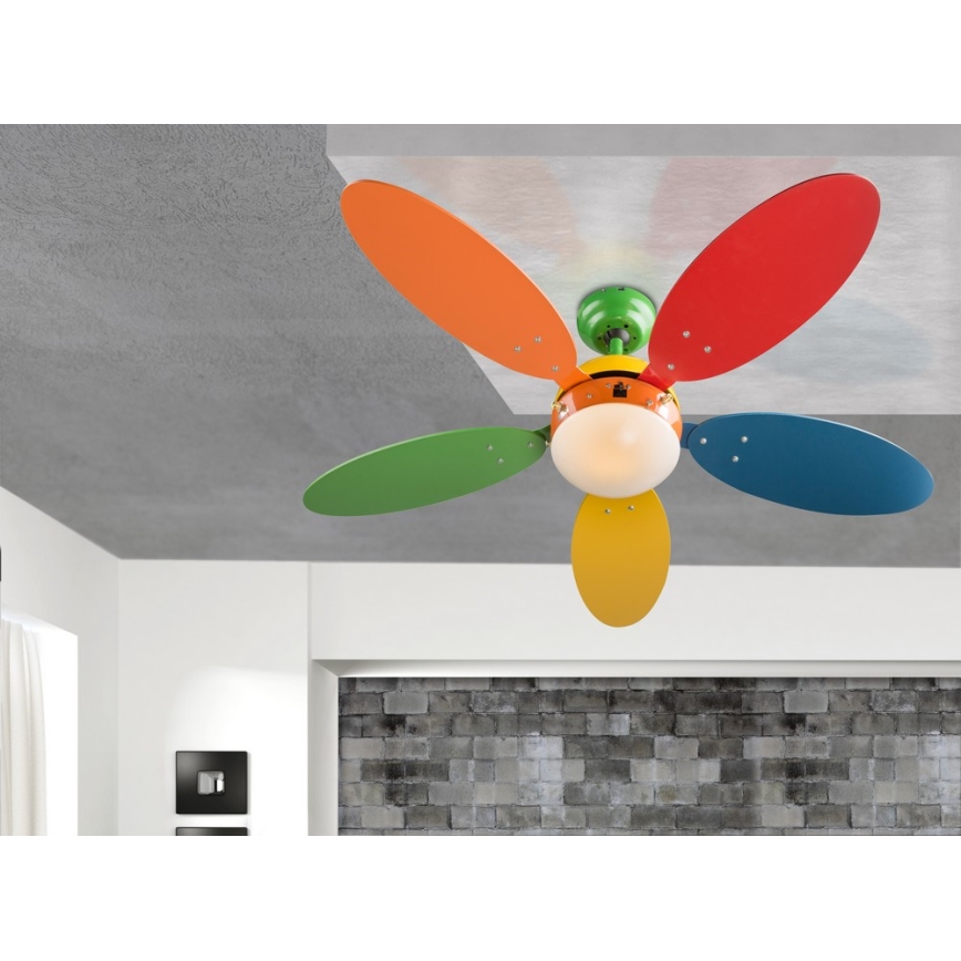 Globo 03180 - laeventilaator Wade 1xE14/60W/230V