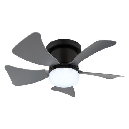 Globo - LED Hämardatav laeventilaator LED/10W/230V 3000-6500K hall + kaugjuhtimispult