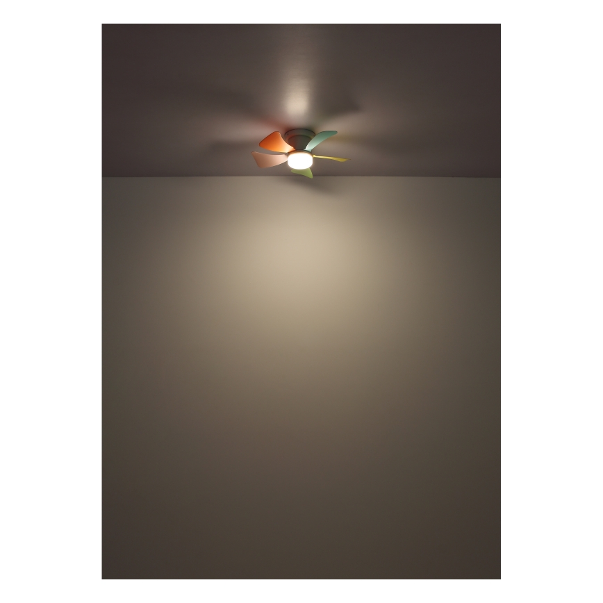 Globo - LED hämardatav laeventilaator LED/10W/230V 3000-6500K mitmevärviline + kaugjuhtimispult
