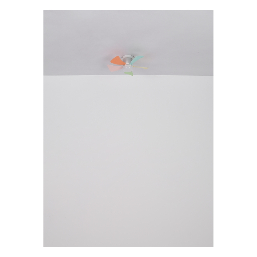 Globo - LED hämardatav laeventilaator LED/10W/230V 3000-6500K mitmevärviline + kaugjuhtimispult