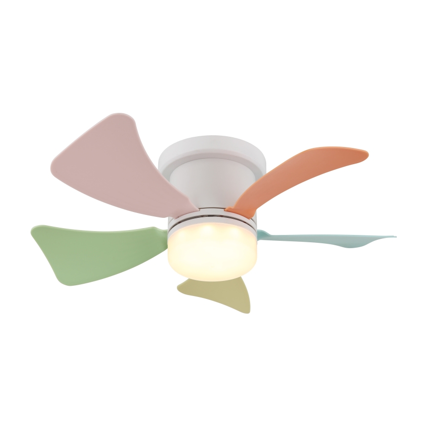 Globo - LED hämardatav laeventilaator LED/10W/230V 3000-6500K mitmevärviline + kaugjuhtimispult
