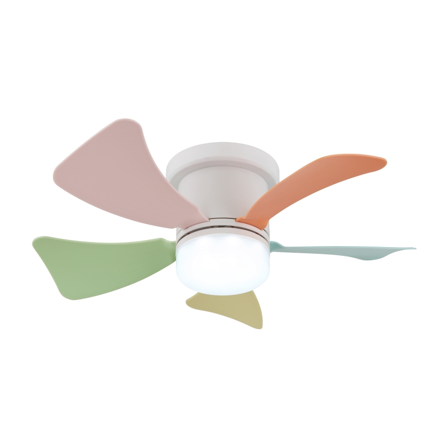 Globo - LED hämardatav laeventilaator LED/10W/230V 3000-6500K mitmevärviline + kaugjuhtimispult