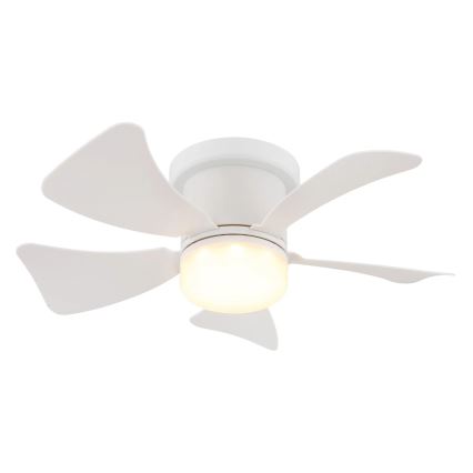 Globo - LED Hämardatav laeventilaator LED/10W/230V 3000-6500K valge + kaugjuhtimispult