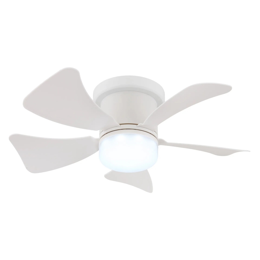 Globo - LED Hämardatav laeventilaator LED/10W/230V 3000-6500K valge + kaugjuhtimispult