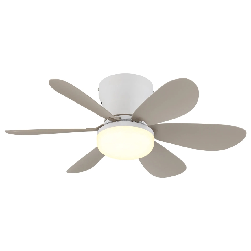 Globo - hämardatav LED-laeventilaator LED/5W/230V 2700-6500K beež + kaugjuhtimispult