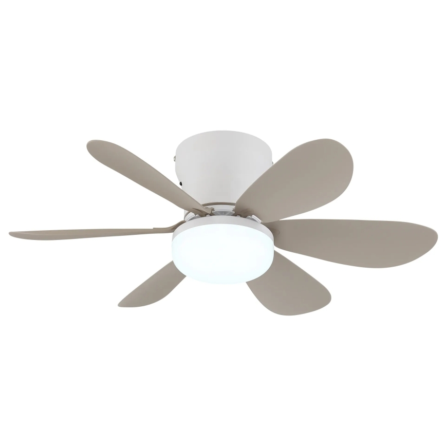 Globo - hämardatav LED-laeventilaator LED/5W/230V 2700-6500K beež + kaugjuhtimispult
