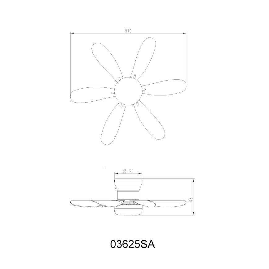 Globo - hämardatav LED-laeventilaator LED/5W/230V 2700-6500K beež + kaugjuhtimispult