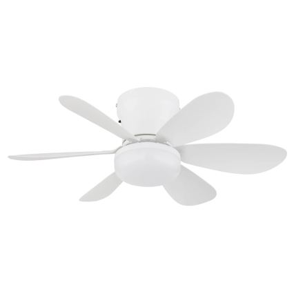Globo - LED hämardatav laeventilaator LED/5W/230V 2700-6500K valge + kaugjuhtimispult