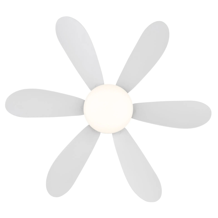 Globo - LED hämardatav laeventilaator LED/5W/230V 2700-6500K valge + kaugjuhtimispult