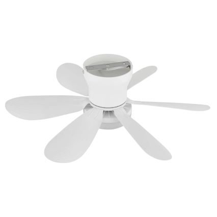 Globo - LED hämardatav laeventilaator LED/5W/230V 2700-6500K valge + kaugjuhtimispult