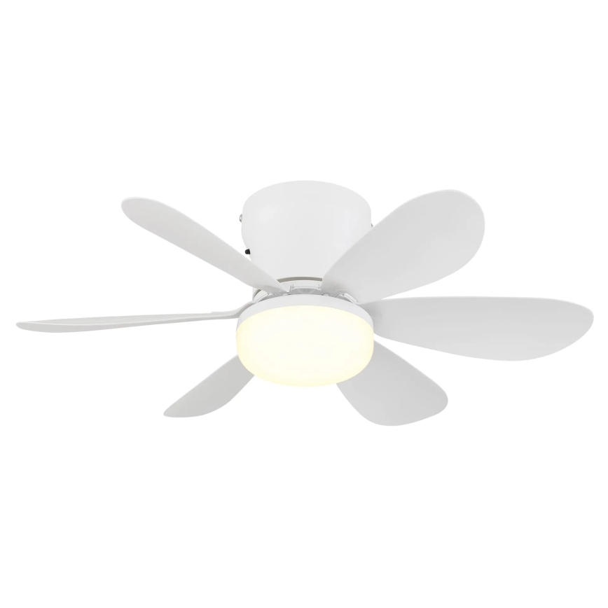 Globo - LED hämardatav laeventilaator LED/5W/230V 2700-6500K valge + kaugjuhtimispult