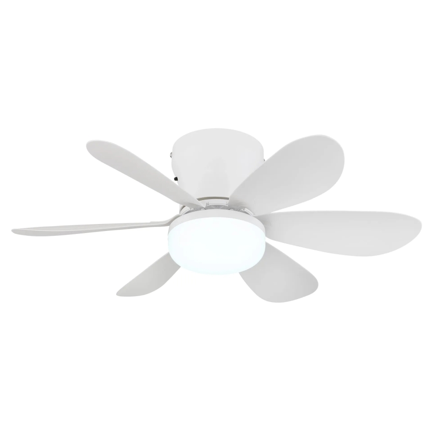 Globo - LED hämardatav laeventilaator LED/5W/230V 2700-6500K valge + kaugjuhtimispult