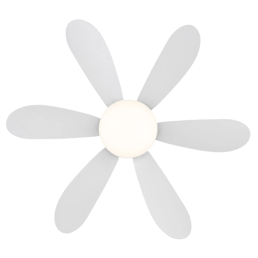 Globo - LED hämardatav laeventilaator LED/5W/230V 2700-6500K valge + kaugjuhtimispult