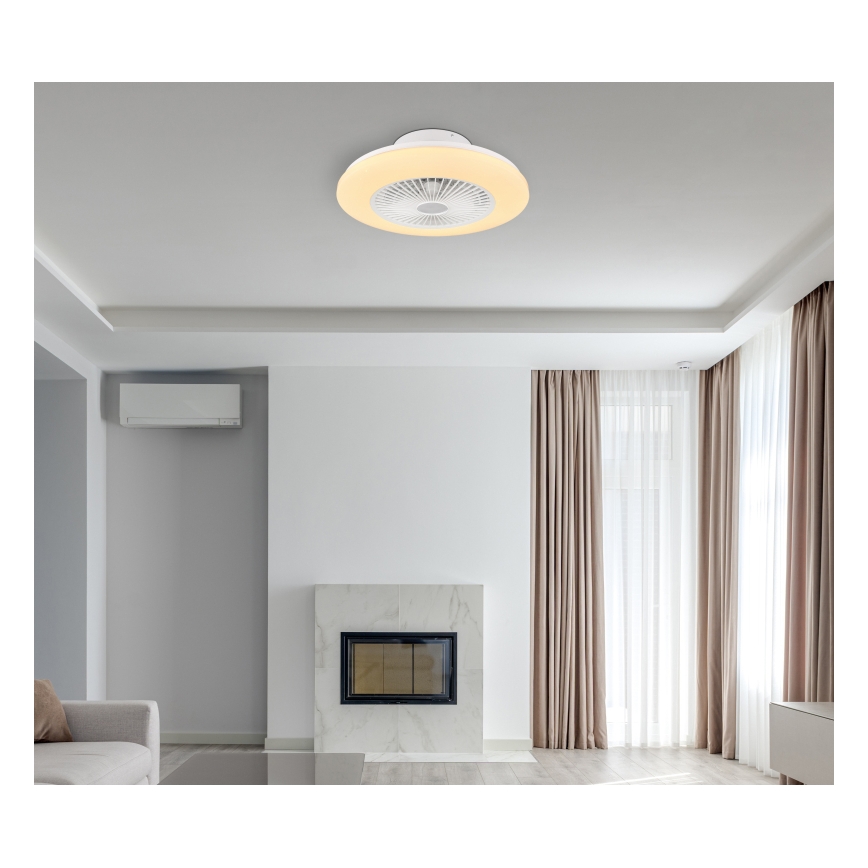 Globo - LED Hämardatav laeventilaator valgustiga LED/30W/230V 3000-6500K + pult