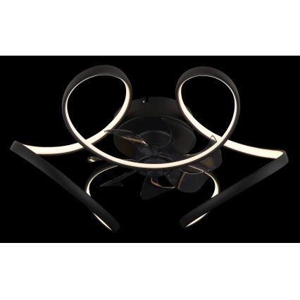 Globo - LED Hämardatav laeventilaator LED/40W/230V 3000-6000K + kaugjuhtimispult